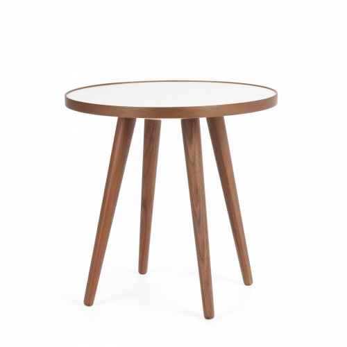 стол кофейный sputnik white and brown коичневый в Прокопьевске