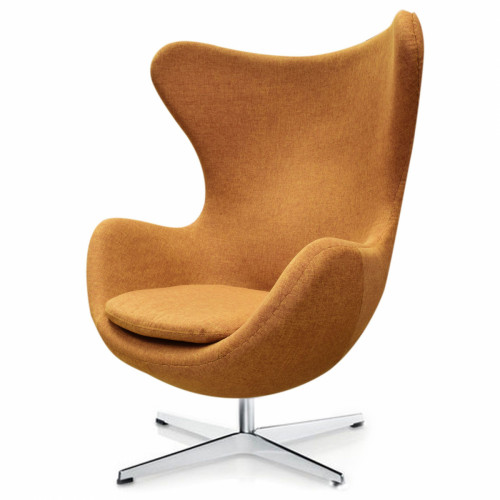 кресло egg chair темно-коричневое в Прокопьевске