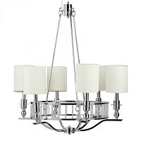 люстра easton light chandelier хром, бежевая в Прокопьевске