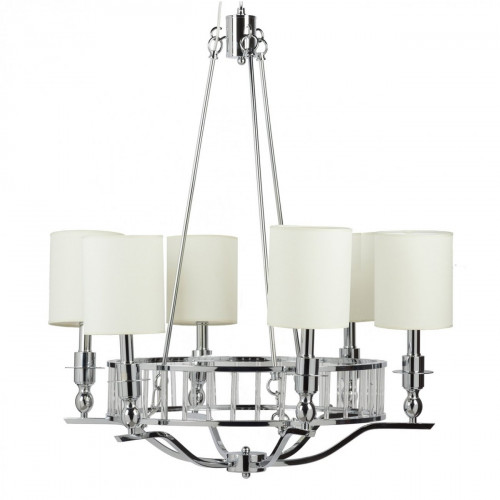 люстра easton light chandelier хром, бежевая в Прокопьевске
