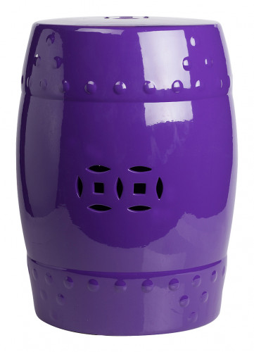 керамический столик-табурет garden stool фиолетовый в Прокопьевске