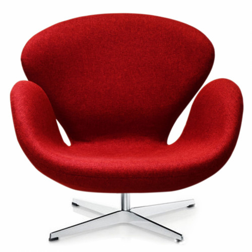 кресло swan chair темно-красное в Прокопьевске