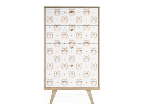 высокий комод thimon осветлённый дуб принт №058 в Прокопьевске