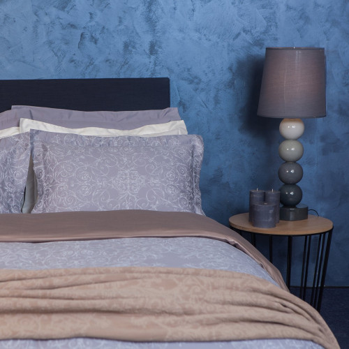 комплект постельного белья decoflux сатин семейный versaille grey в Прокопьевске