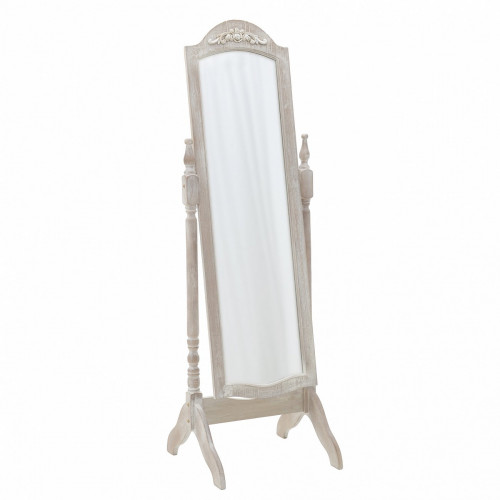 зеркало напольное на подставке белое с резьбой white в Прокопьевске