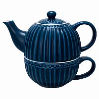 чайник с чашкой alice dark blue в Прокопьевске