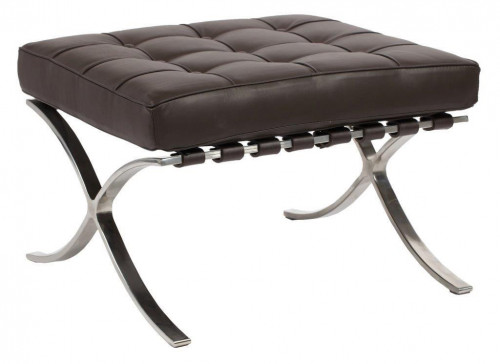 оттоманка barcelona кожа класса премиум коричевая в Прокопьевске
