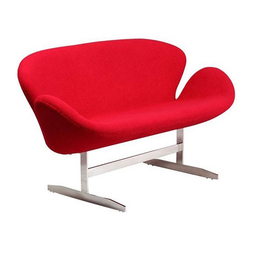 диван swan sofa прямой красный в Прокопьевске