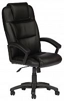 компьютерное кресло tetchair бергамо (крестовина пластик, обивка кож/зам) для руководителя в Прокопьевске