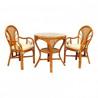 комплект обеденный lamokko-2 на 2персоны коричневый в Прокопьевске