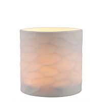 подсвечник белый стеклянный fontana m от eichholtz, 20 см в Прокопьевске