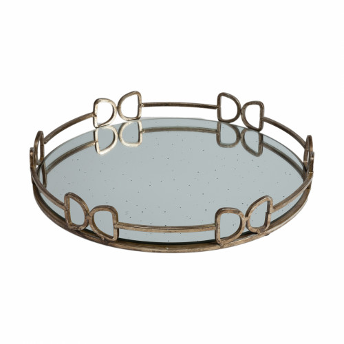 зеркальный поднос brenna круглый в Прокопьевске