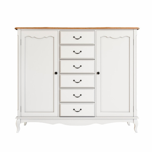 комод «leontina» с шестью ящиками и дверками бежевый в Прокопьевске