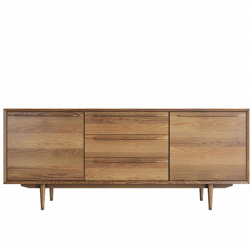 комод bruni с тремя ящиками и дверками орех в Прокопьевске