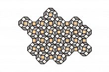 ковер parquet rhomb yellow 314x195 от gan в Прокопьевске