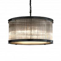 люстра essex crystal 68 черное основание, прозрачное стекло черное основание, прозрачное стекло в Прокопьевске