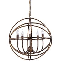 подвесная люстра arte lamp kopernik a1703sp-5br в Прокопьевске