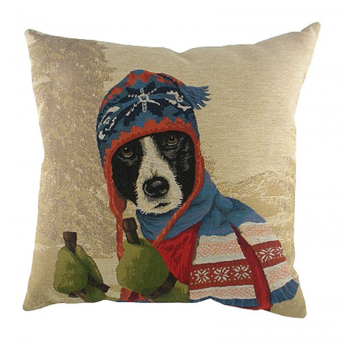 подушка с картинкой ski dogs border collie в Прокопьевске