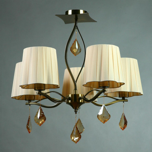потолочная люстра brizzi bx03203/5 bronze cream в Прокопьевске