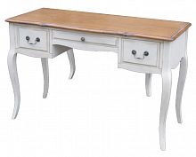 письменный стол mobilier de maison белый, коричневый в Прокопьевске