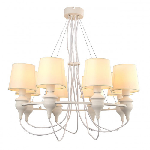 подвесная люстра arte lamp sergio a3326lm-8wh в Прокопьевске