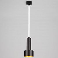 подвесной светильник eurosvet charlie 50134/1 led черный/золото в Прокопьевске