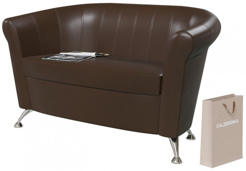 банкетка 6-5156 лагуна, тёмно-коричневая искусственная кожа в Прокопьевске