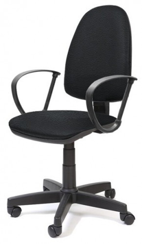 кресло компьютерное престиж эко-кожа, цвет чёрный в Прокопьевске