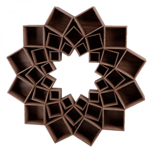 стеллаж лотос 3 круга орех от odingeniy в Прокопьевске