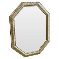зеркало восьмиугольное золотое с резьбой golden luxury в Прокопьевске