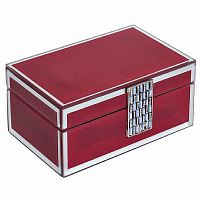 шкатулка красная 21*8,5*13,5 см в Прокопьевске