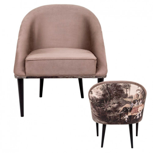 кресло «бенгалия» серо-коричневое в Прокопьевске