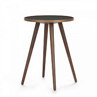 стол кофейный sputnik высота 55 black and brown коричневы в Прокопьевске