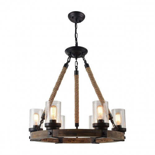 подвесная люстра arte lamp a1693sp-6br в Прокопьевске