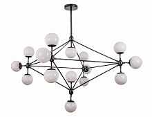 люстра modo 15 black+white черная, белые плафоны в Прокопьевске