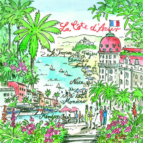 салфетки бумажные кот-д`азур в Прокопьевске