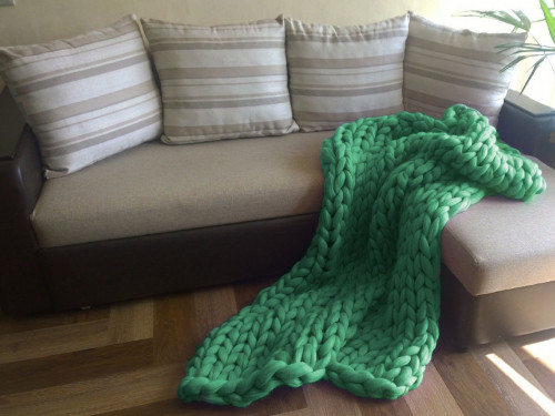 плед нежность зелёный большой в Прокопьевске