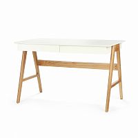 письменный стол массив дуба orient белый в Прокопьевске