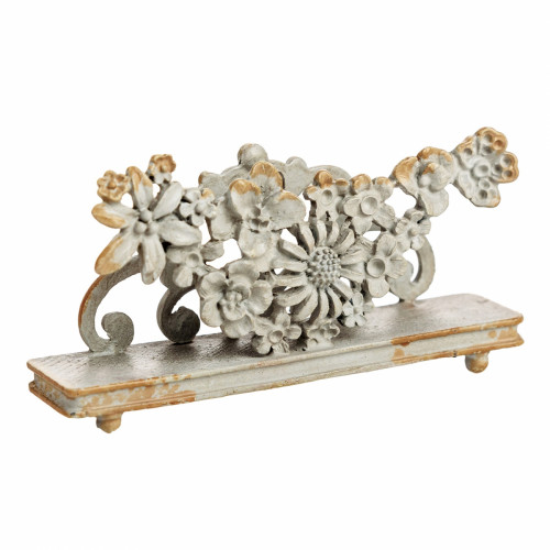 подставка для визиток pewter flower серая в Прокопьевске