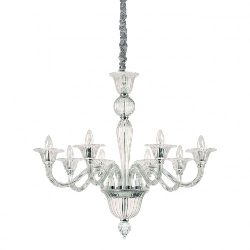 подвесная люстра ideal lux brigitta sp8 trasparente в Прокопьевске