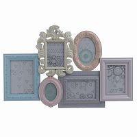 фоторамка настенная, 6 секций мультиколор в Прокопьевске