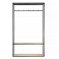 вешалка в прихожую hallra 2 black светлый дуб в Прокопьевске