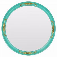 зеркало круглое бирюзовое с золотым декором for the princess в Прокопьевске