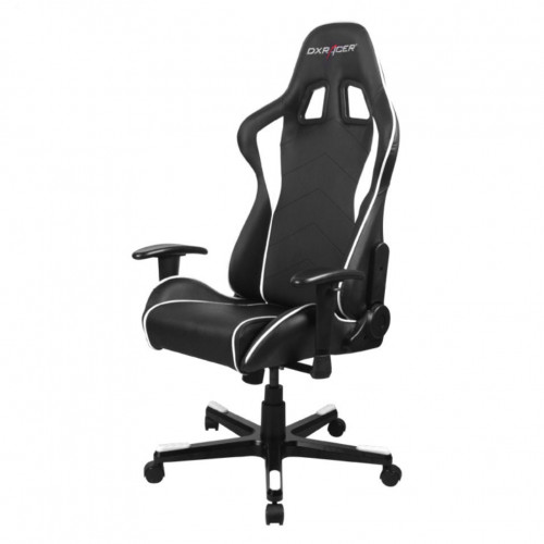 кресло геймерское dxracer formula черно-белое в Прокопьевске