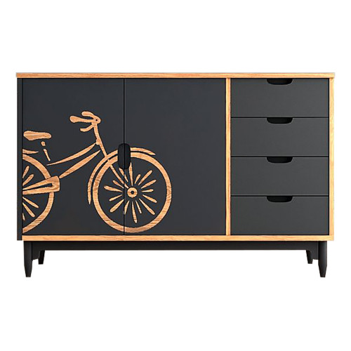комод с велосипедом travel серый в Прокопьевске