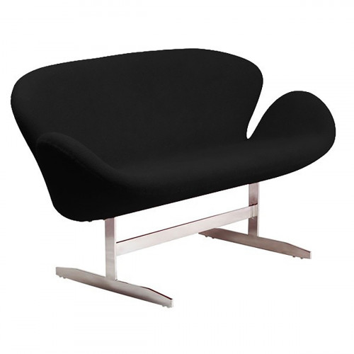 диван swan sofa прямой черный в Прокопьевске