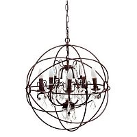 люстра foucault's orb crystal (64*60*50) коричневая в Прокопьевске
