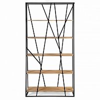 стеллаж powell black темный дуб в Прокопьевске