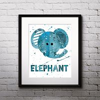 постер elephant а4 в Прокопьевске