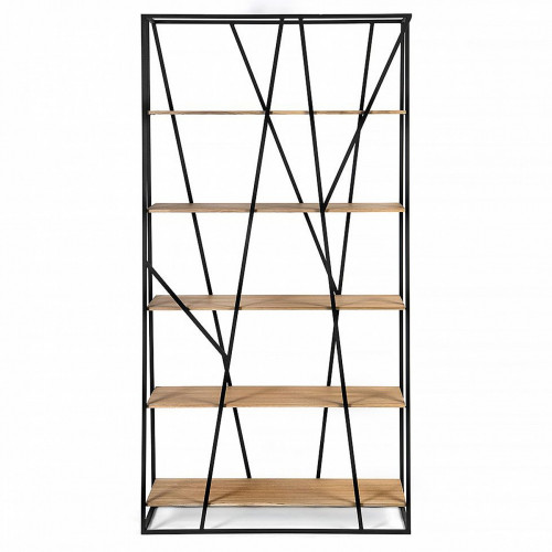 стеллаж powell black темный дуб в Прокопьевске